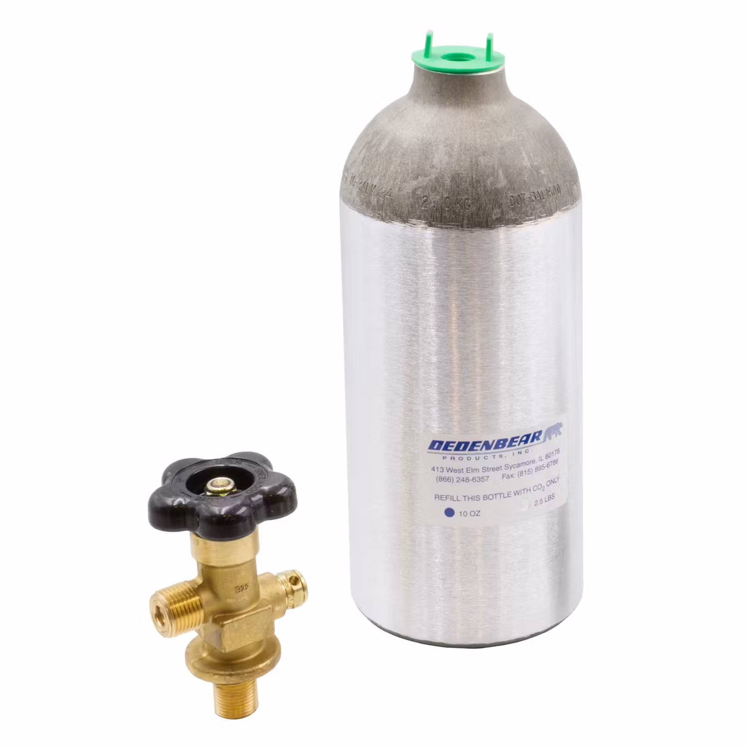 AutoMeter Products AB25V Carbon Dioxide System Bottle