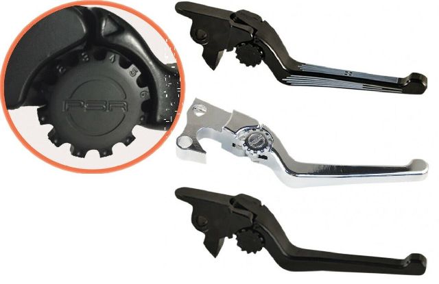 PSR Anthem Adjustable Handlebar Levers for Harley 96-16 Big Twin 96-03 XL | Fatman's Parts