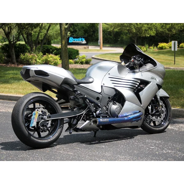*TiWinder Blue Full System w/ 18″ Muffler Street Baffle ZX-14/R (06-25)